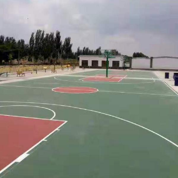 银川丙烯酸篮球场施工  丙烯酸篮球场铺设  丙烯酸球场