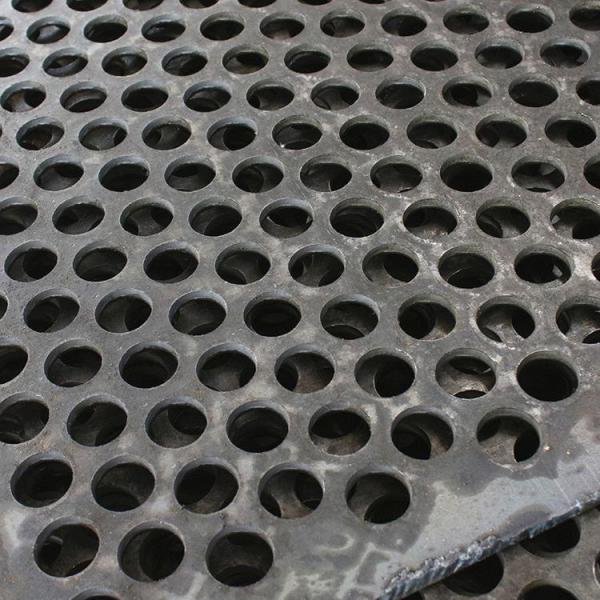 银川锰钢冲孔筛板 刚度强 金属网状结构 过滤、脱水 冷轧板材质
